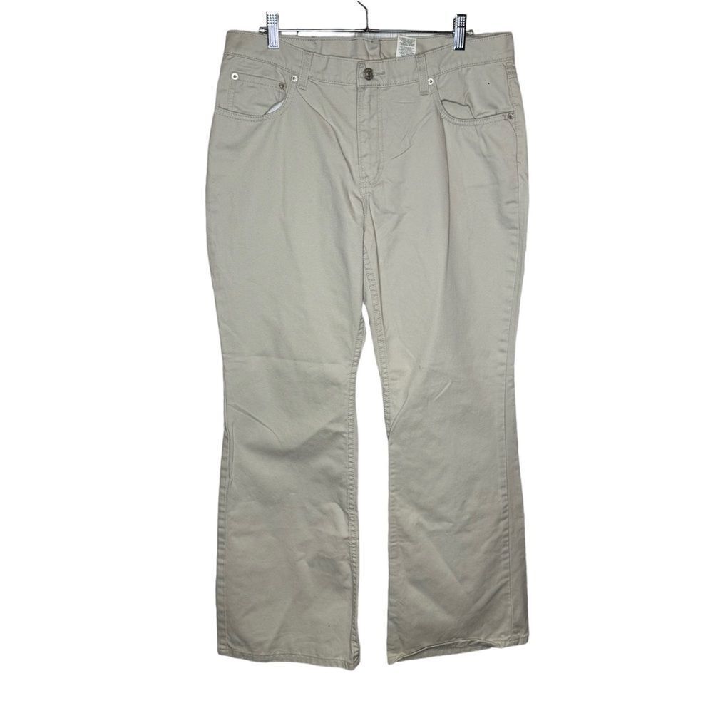 Jordache Khaki Pants size 15/16 vintage retro Y2K 100% cotton